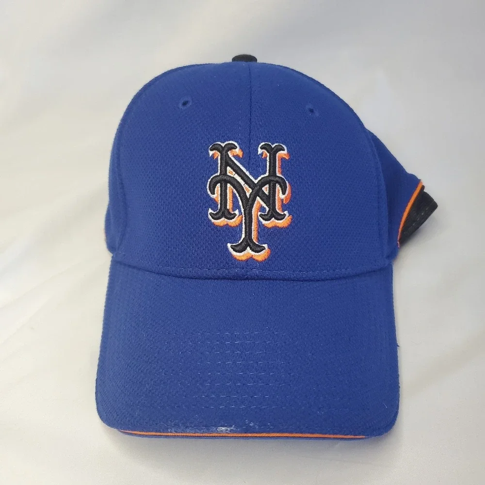 Vintage Era NY New York Mets Hat Stretch Fit 3930 M/L Cap Blue Baseball